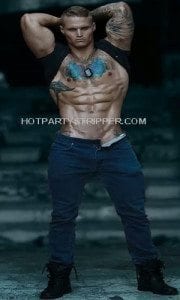white male model