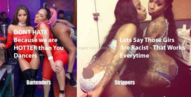 NYC strippers strike against bartenders racism