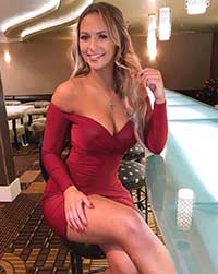 female dancer blond sexy in wisconsin