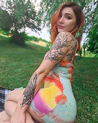 kara the red head exotic dancer in wisconsin