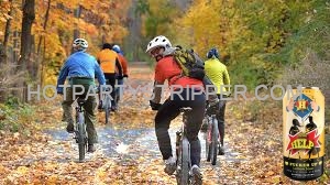 Biking in Poconos Pa at Camelback Mountain 